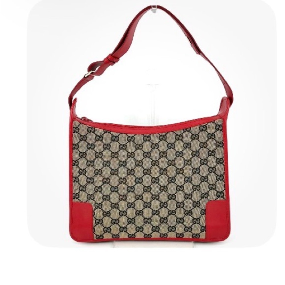 Gucci vintage Red and Beige Shoulder Bag